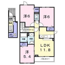 アップヒルズⅡの物件間取画像